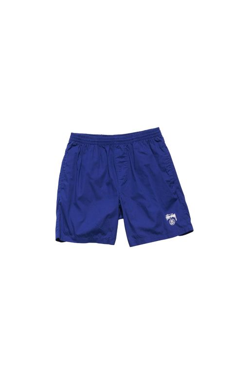 Stussy Mens Basic Stock Beach Shorts Navy - RYXES4675